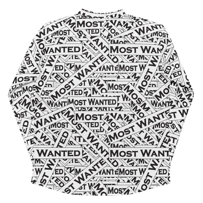 Most Wanted "Full Send" Long Sleeve hockey jersey-(White)