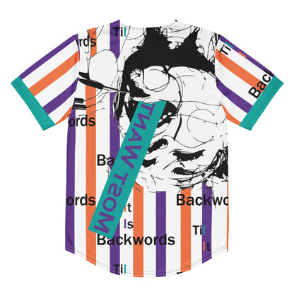 SWMW- (Til It Is Backwards)-Baseball Jersey #4