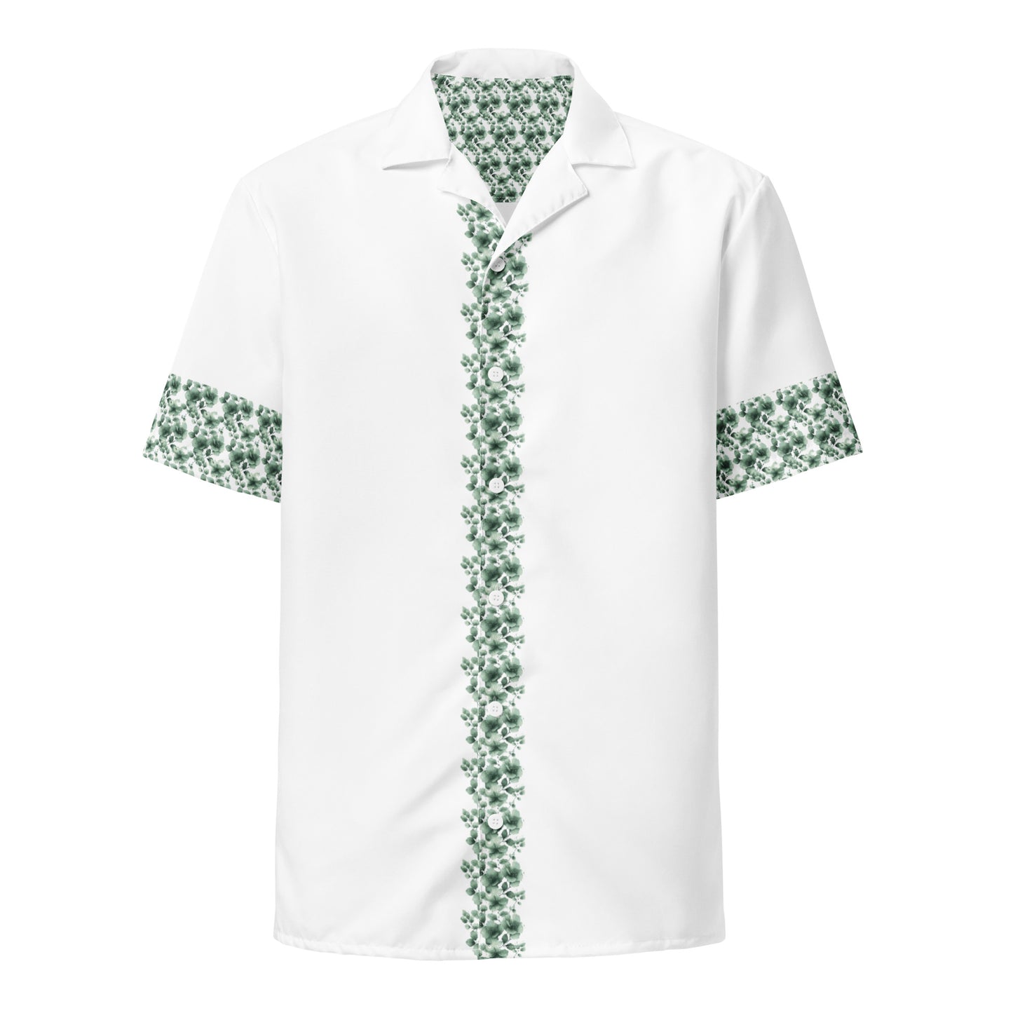 Smell The Flowers  (Dress Shirt) #Green