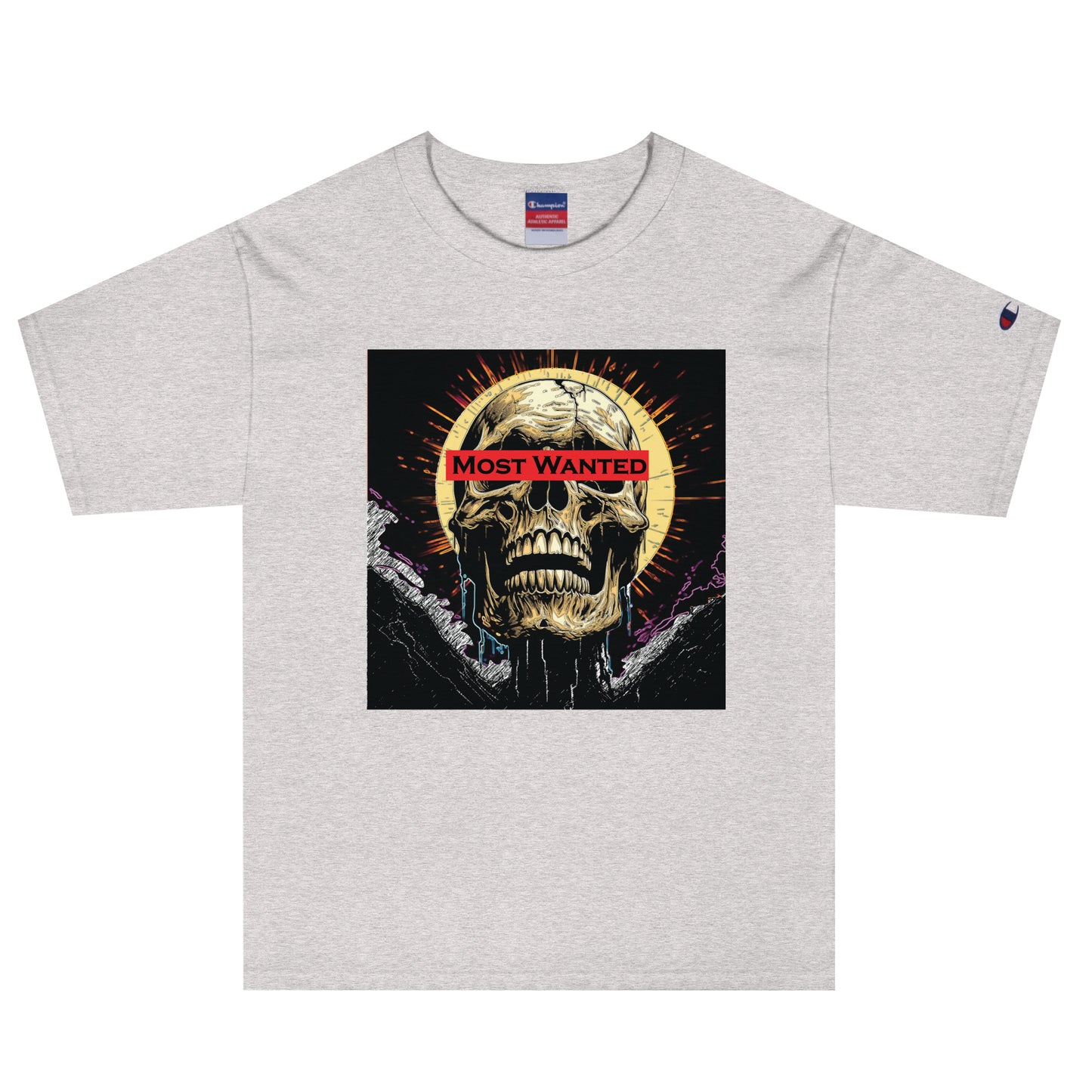 Skull #1( Most Wanted)  Champion T-Shirt