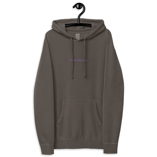 MOST WANTED HOODIE PURPLE EMBROIDERED MOST WANTED "CHILL 🥶🥶🥶"