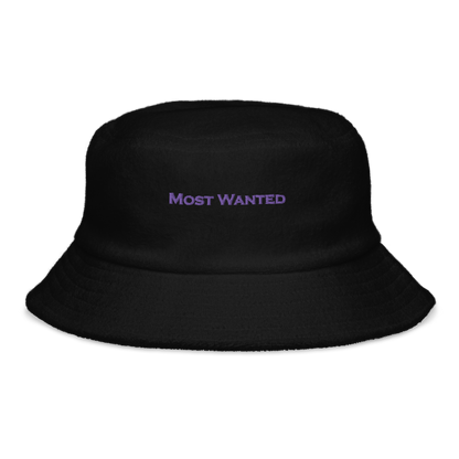 MOST WANTED PURPLE EMBROIDERED "MOST WANTED" CHILL🥶🥶🥶 BUCKET HAT