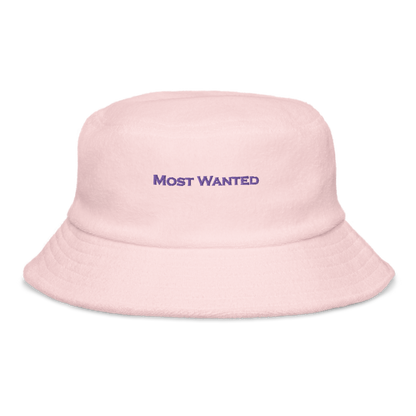 MOST WANTED PURPLE EMBROIDERED "MOST WANTED" CHILL🥶🥶🥶 BUCKET HAT